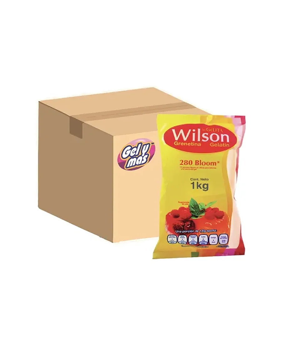 Grenetina Wilson Caja de 12 piezas de 1 Kg cada una