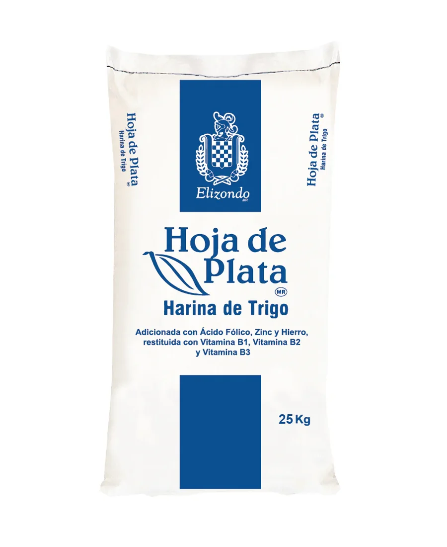 Harina de trigo Hoja de Plata Elizondo de 25 Kg