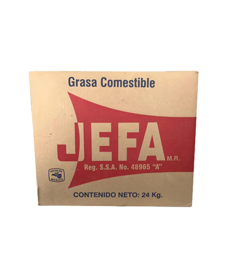Manteca vegetal Jefa de 24 Kg