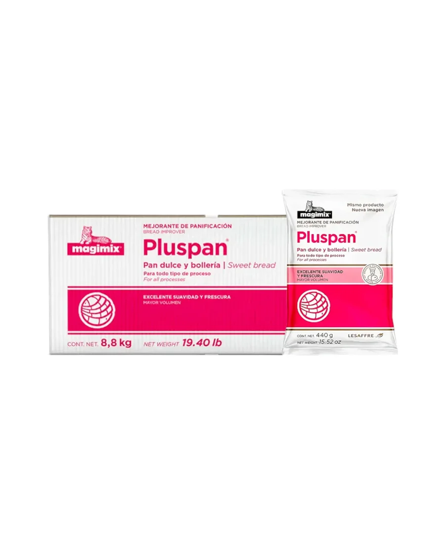 Mejorante para pan Pluspan Magimix Caja de 20 piezas de 440gr cada una
