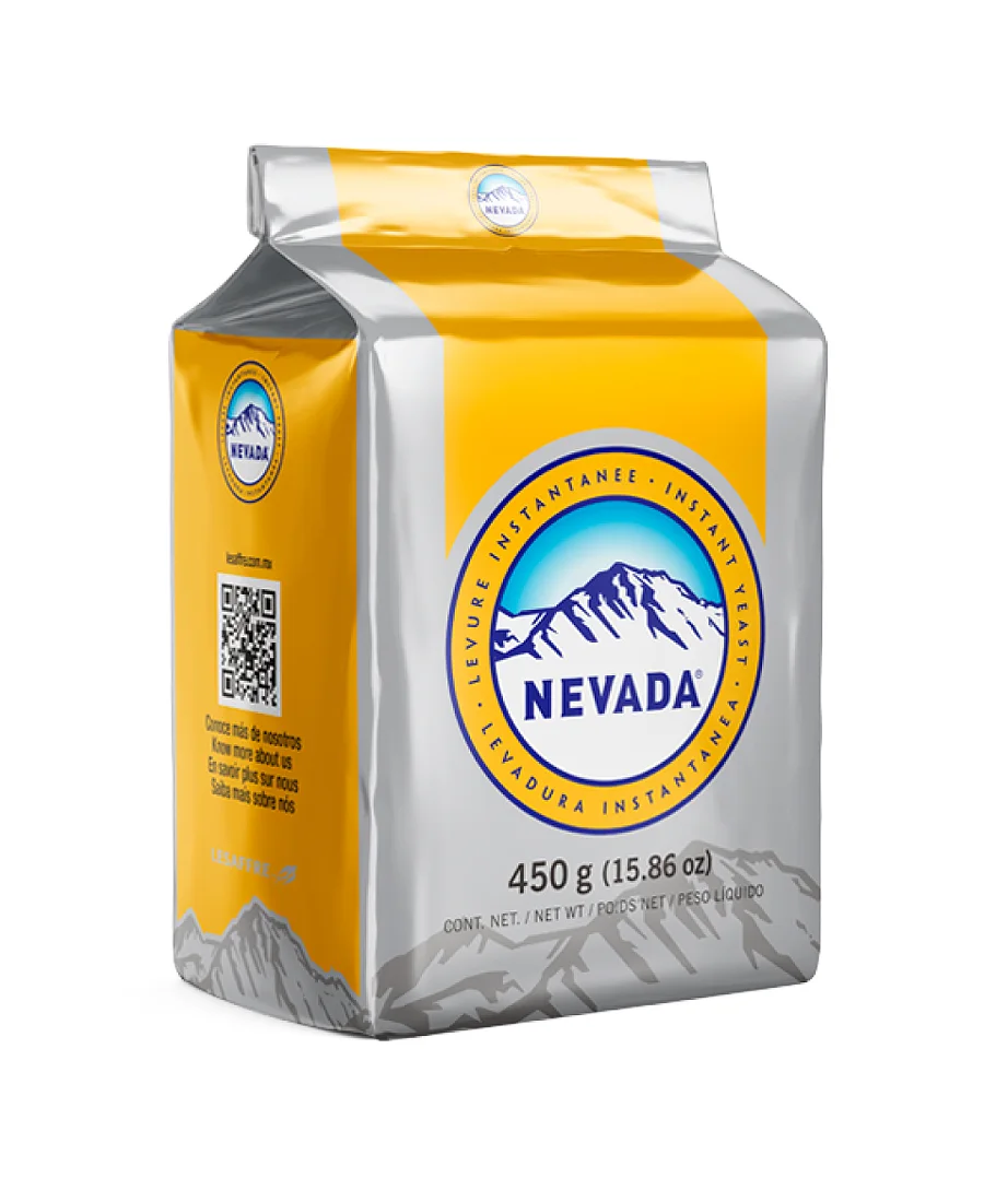 Levadura instantánea Oro Nevada Caja de 20 piezas con 450 g cada una