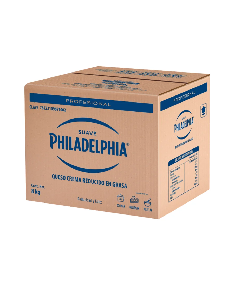 Queso Crema Philadelphia de 8 Kg