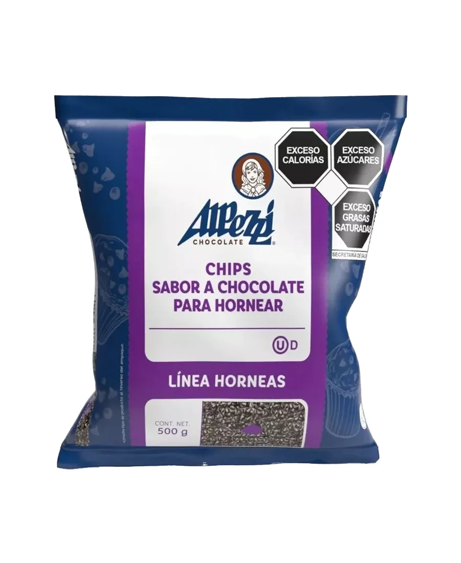Chips bicolores sabor chocolate Alpezzi de 500 g