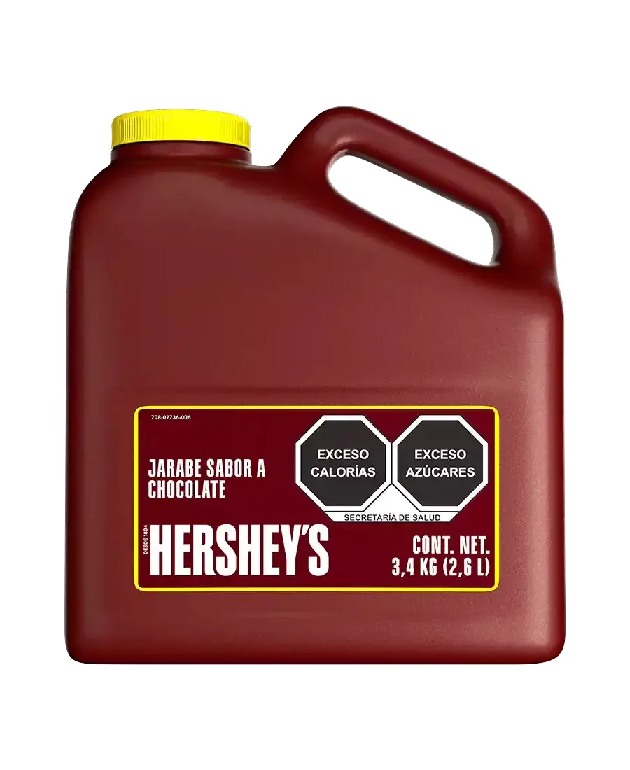 Jarabe Hershey's sabor chocolate garrafa de 3.4 Kg