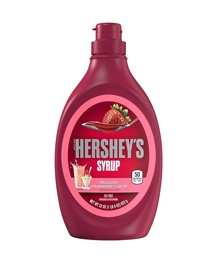 Jarabe Hershey's sabor fresa de 580 g