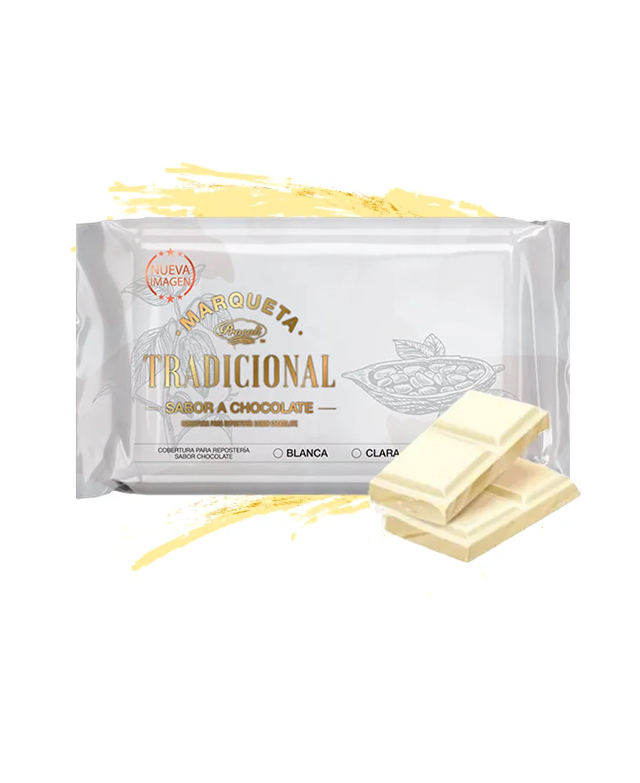 Marqueta de chocolate blanco Procali de 5 Kg