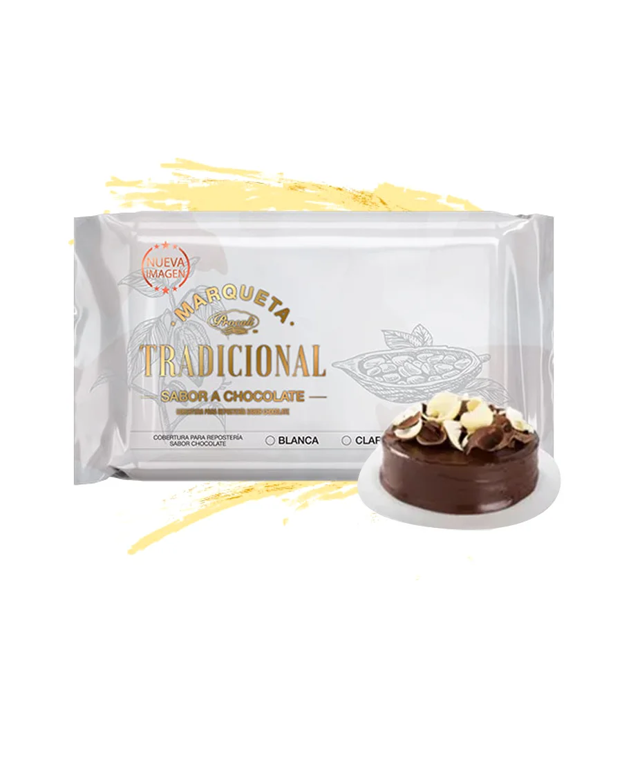 Marqueta de chocolate claro Procali de 5 Kg