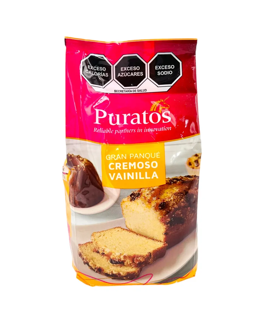 Harina Gran Panqué Cremoso Vainilla Puratos de 1 Kg
