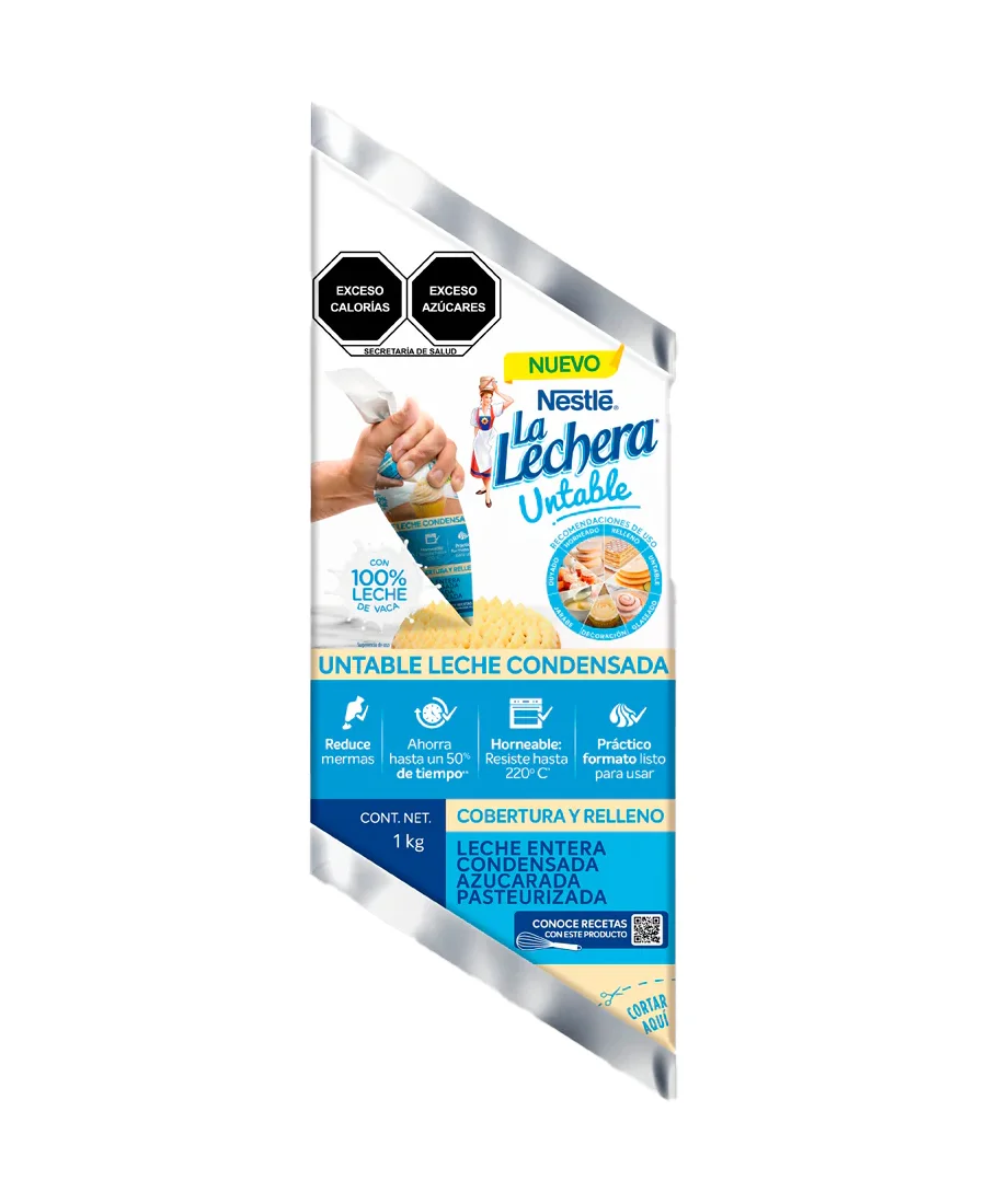 Leche Condensada La Lechera Untable Bolsa de 1 Kg