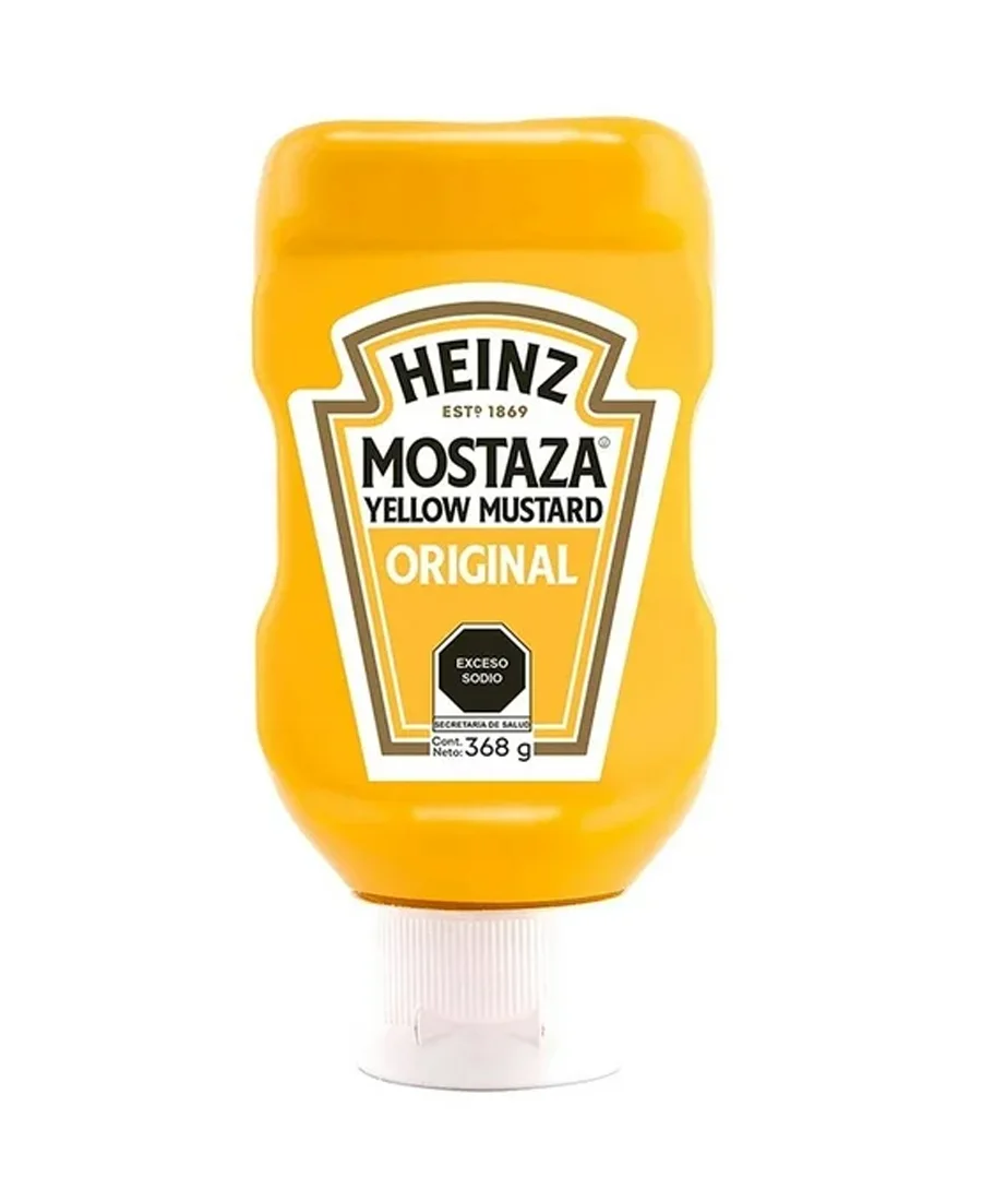 Mostaza Top Down Heinz de 369 g