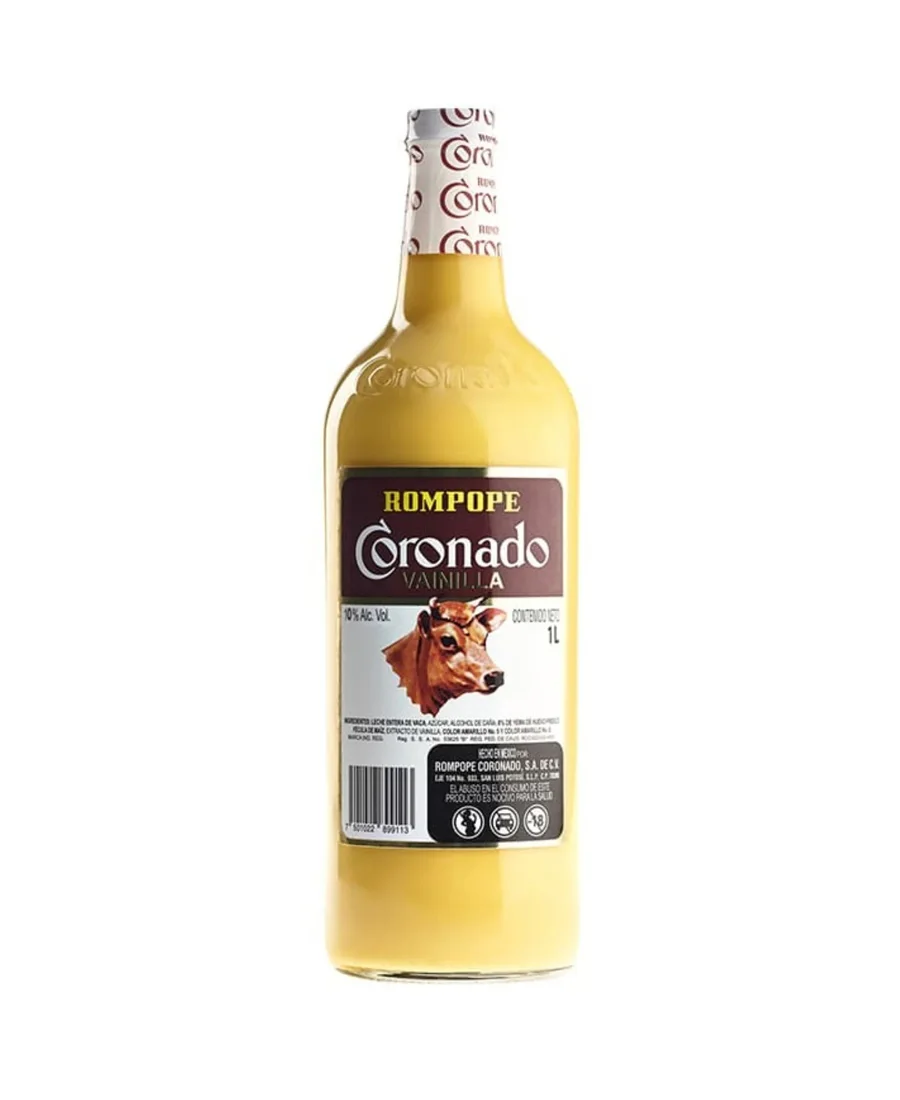 Rompope de Vainilla Coronado de 1 L