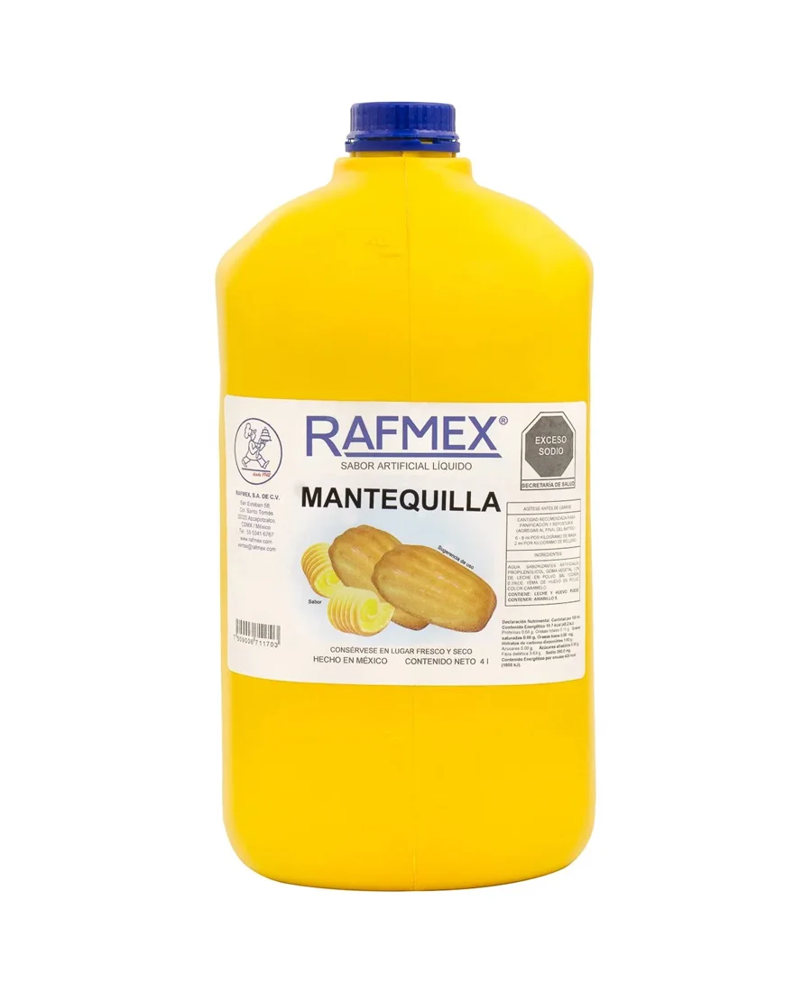 Saborizante a Mantequilla Rafmex de 4 L