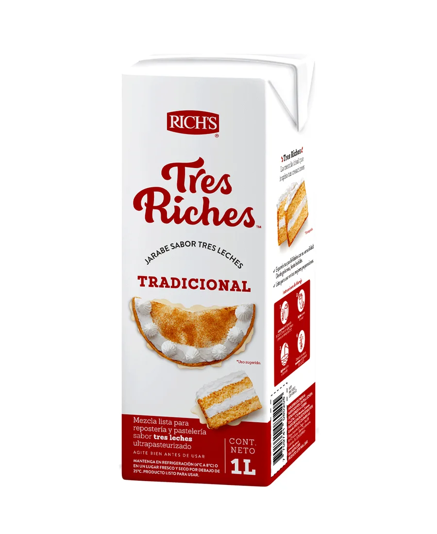Jaraba sabor Tres Leches Rich's de 1 L