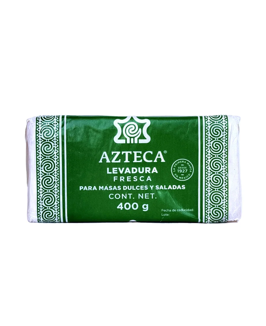 Levadura Fresca Azteca Caja de 30 piezas de 400 g cada una
