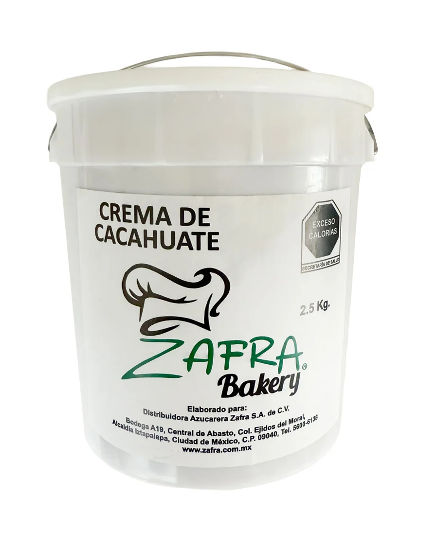Crema de cacahuate Zafra Cubeta de 25 Kg  De venta en Zafra Coyoacán