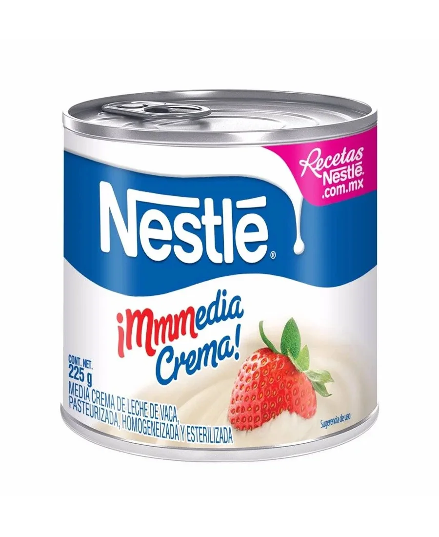 Media Crema Nestlé Lata de 225 g – De venta en Zafra Coyoacán