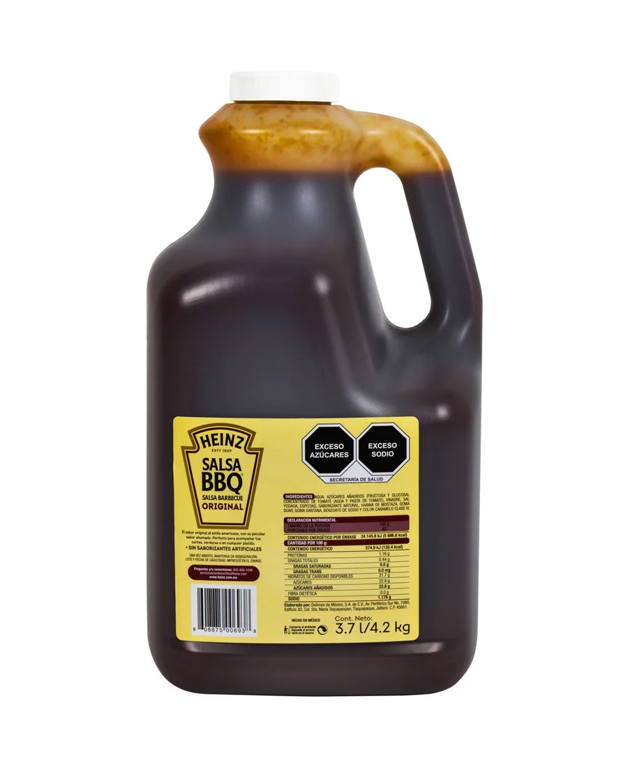 Salsa BBQ Heinz de 4 Kg  De venta en Zafra Coyoacán