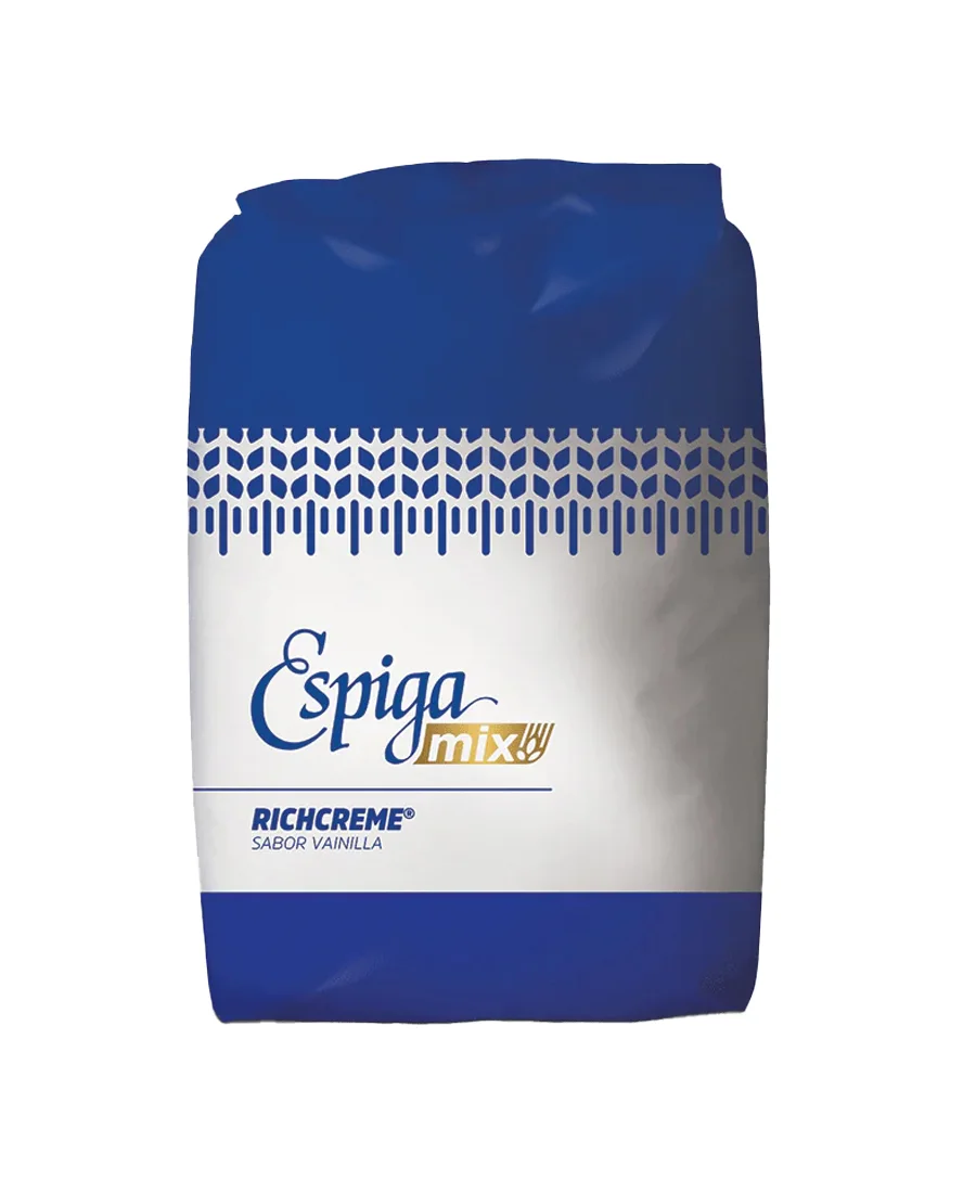 Harina de trigo preparada Richcreme sabor vainilla Espiga Mix de 5 Kg – De venta en Zafra Coyoacán