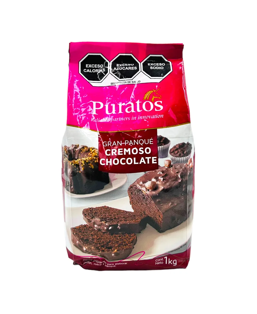 Harina Gran Panqué Cremoso Chocolate Puratos de 1 Kg